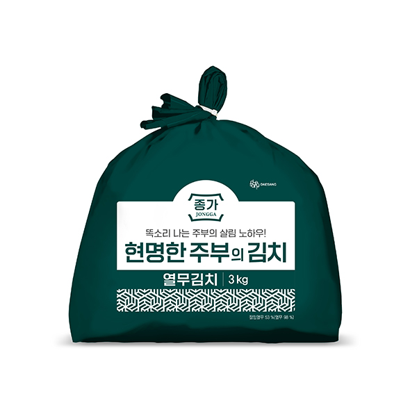 종가 현명한 주부 열무김치3kg