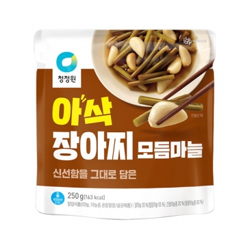 청정원 아삭장아찌 모듬마늘 250g