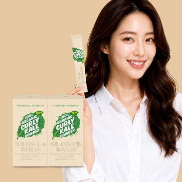 헤이N 100% 컬리케일 스틱 (2gx14포), 2박스