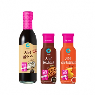 [저당 소스] 저당 굴소스 440g 외 2종