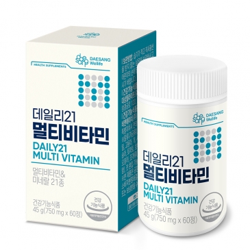 대상웰라이프 데일리21 멀티비타민 (750mgx60정)
