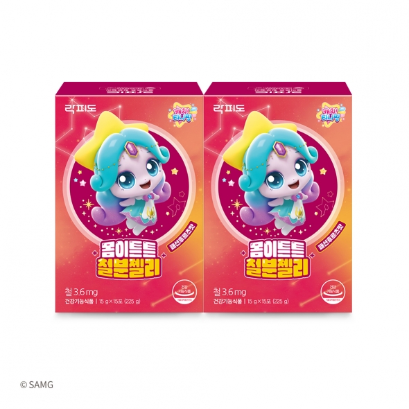 [7일특가]★1+1★ 락피도 캐치티니핑 시즌5 몸이튼튼 철분젤리 (15포) (총 2박스)