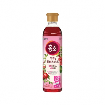 청정원 홍초 저당 석류 히비스커스 900ml