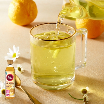 청정원 홍초 저당 유자 캐모마일 900ml