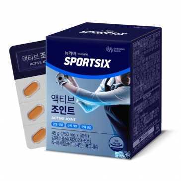 뉴케어 스포식스 액티브 조인트 (750mg&times;60정), 1박스