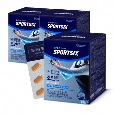 뉴케어 스포식스 액티브 조인트 (750mg&times;60정), 3박스