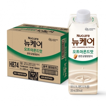 대상웰라이프 뉴케어 오트아몬드맛 (200mlx30팩), 1박스
