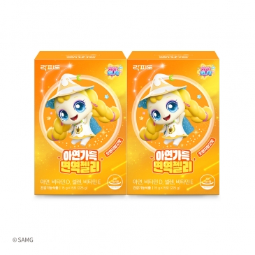 [7일특가]락피도 캐치티니핑 시즌5 아연가득 면역젤리(15gx15포), 2박스