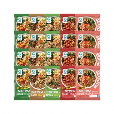 [임윤아Pick] 청정원 그레인보우 파우치형 5종 각 4개 총 20개