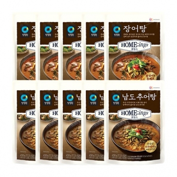 [타임특가]청정원 호밍스 장어탕 450gx5개+추어탕 450gx5개