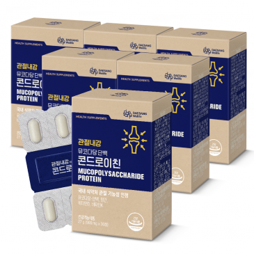 대상웰라이프 관절내강 뮤코다당 단백 콘드로이친 (900mgx30정), 6ea