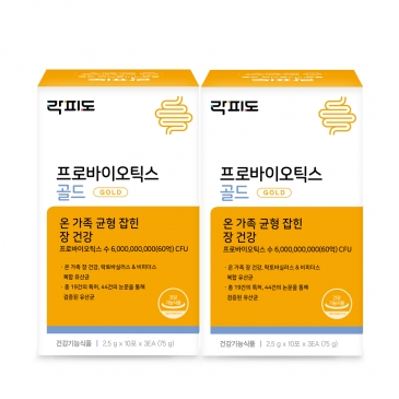 락피도 프로바이오틱스 골드 (2.5gx30포) /30일분, 1박스