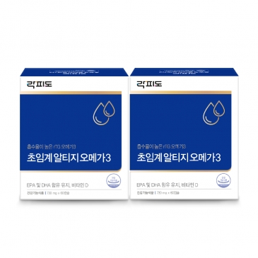 락피도 초임계 알티지 오메가3 (730gx60캡슐) /30일분, 2박스