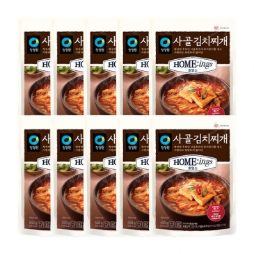 [타임특가]청정원 호밍스 사골 김치찌개 450g x10개