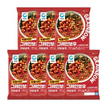 [타임특가]청정원 그레인보우 스리라차치킨 200g x7개