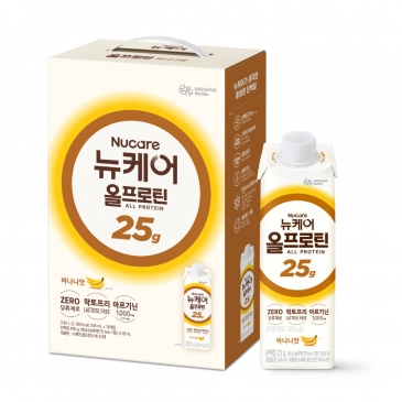 대상웰라이프 뉴케어 올프로틴 바나나맛 (245mlx16팩) 1박스 [소비기한 26.05]