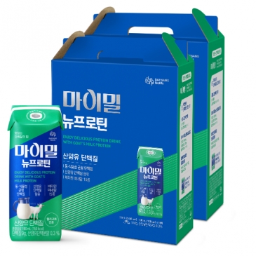 마이밀 마시는 뉴프로틴 산양유 단백질 (190mlx16팩) 2박스