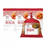 [타임특가]종가 깍두기 500gx3개+종가 파김치900g