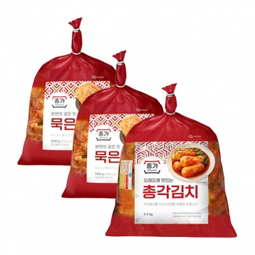[타임특가]종가 묵은지900g x2개+종가 총각김치 2.3kg