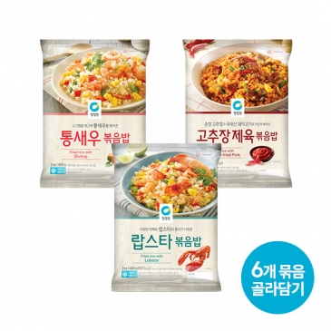 [골라담기] 청정원 호밍스 랍스타 볶음밥 400gx6개 외 2종