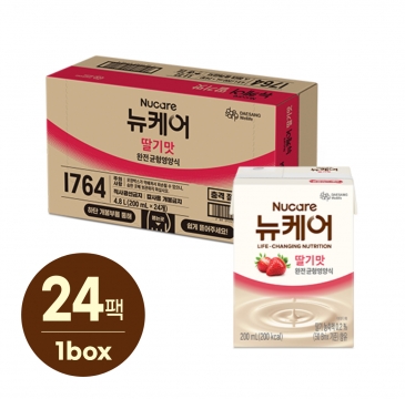 뉴케어 딸기맛 (200mlx24팩), 1박스