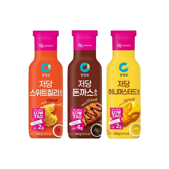 청정원 저당 허니 머스타드 소스 240g 외 2종 총3개