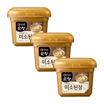 [타임특가]청정원 순창 우리쌀로 만든 미소된장 450g x3개