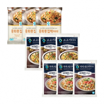 [타임특가] 볶음밥 실속세트(소고기볶음밥+대게랍스터볶음밥+잡채볶음밥)x3개