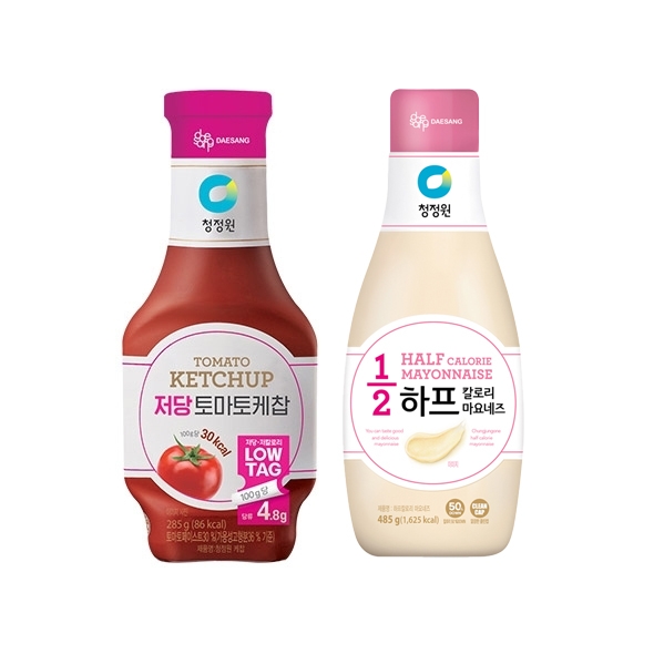 청정원 저당 케찹 490g + 하프칼로리마요네즈 485g