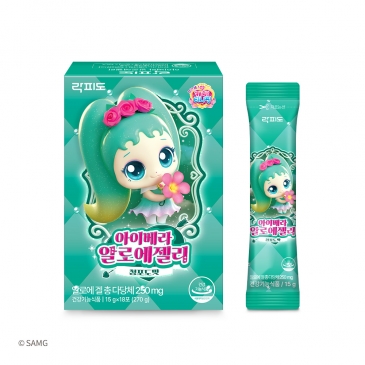 락피도 프린세스 캐치!티니핑 시즌6 아이베라 알로에젤리 (15gx18포), 1박스