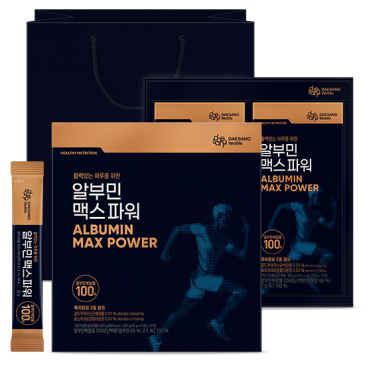 대상웰라이프 알부민 맥스 파워 SET(20gx15포X2개), 1박스