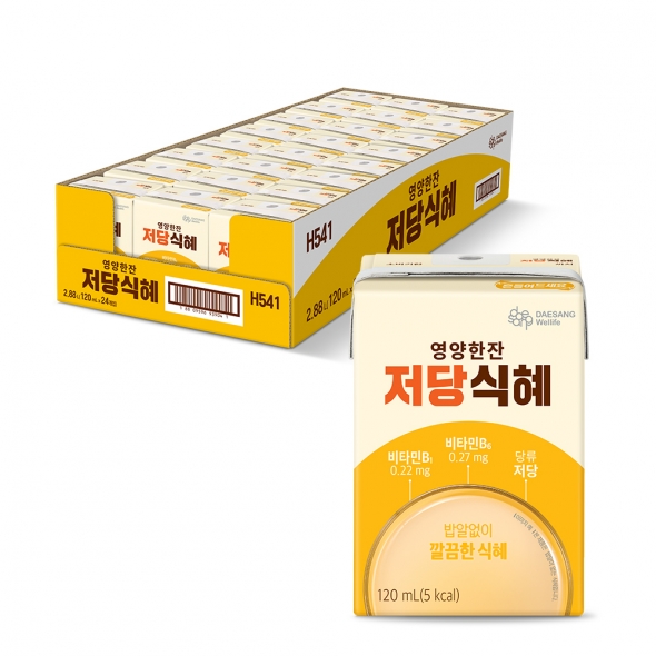 대상웰라이프 영양 한잔 저당식혜 (120mlx24팩), 1박스