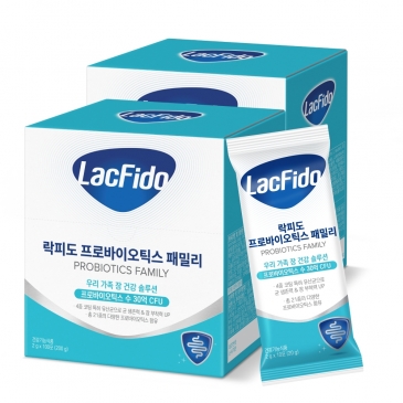 [온가족유산균] 락피도 프로바이오틱스 패밀리 (2gx100포)/100일분, 2박스
