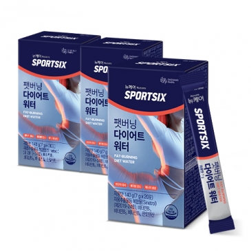 뉴케어 스포식스 팻버닝 다이어트 워터 (7gx20입), 3박스