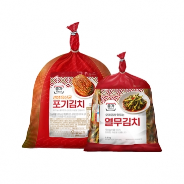 종가 생생유산균 3.2kg+열무김치 2.5kg