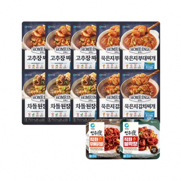 [혼술세트]호밍스 초간편 국물요리 4종(총 10개)+안주야 2종