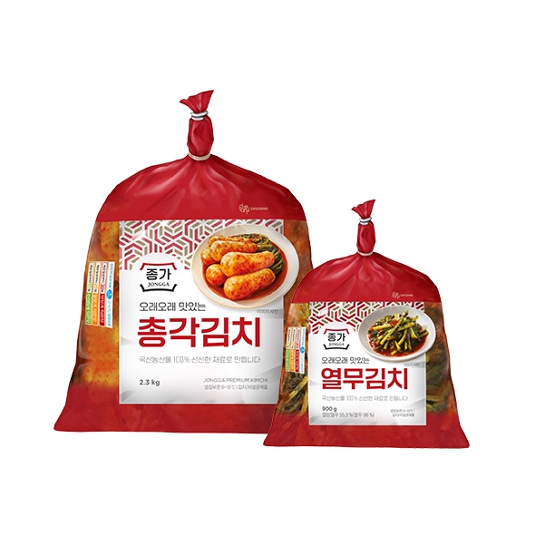 종가 총각김치 2.3kg+열무김치 900g