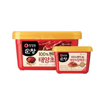 [타임특가]청정원 순창 현미 찰고추장 2kg +순창 현미 덜매운 고추장 500g