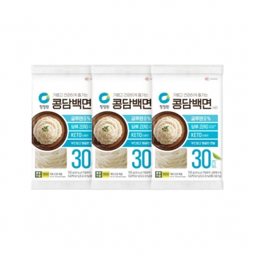 청정원 콩담백면 150g(사리) x3개