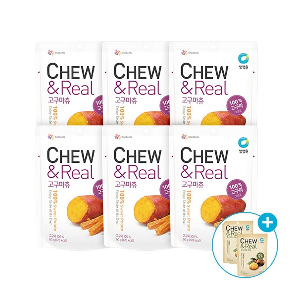 청정원 고구마츄 60g x6개+군밤츄 80g x2개 증정