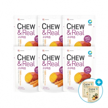 청정원 고구마츄 60g x6개+군밤츄 80g x2개 증정