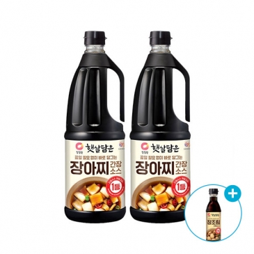 청정원 장아찌간장소스 1.7Lx2개 + 장조림간장소스 400ml 증정