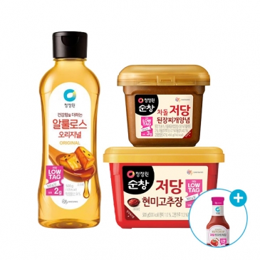 청정원 저당 차돌 된장찌개양념 450g외 2종  + (증정) 저당 케찹 285g