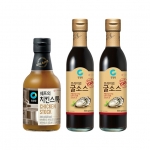 [타임특가]청정원 쉐프의치킨스톡 340g+ 프리미엄굴소스 500g x2개
