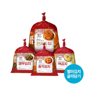 종가 전라도 포기김치 2.8kg+별미김치 900g (열무/총각/백김치 외 택1)