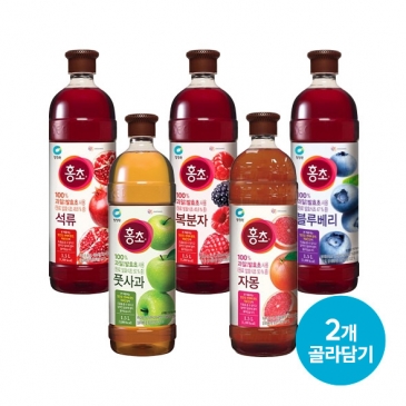 [골라담기] 청정원 홍초 석류 1.5L 외 4종 총2개