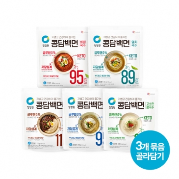 [골라담기] [청정원] 콩담백면 3개묶음 골라담기