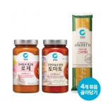 [타임특가][골라담기] 청정원 토마토/로제 스파게티소스600g 4개+스파게티면 500g
