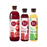 청정원 홍초 석류1.5L+복분자900ml+레몬&라임900ml