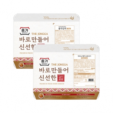 종가 김치공방 보쌈김치 1kg+총각김치 1kg (총 2kg)